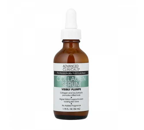 Коллагеновая сыворотка, Collagen Serum, Advanced Clinicals, 52 мл