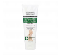Коллагеновый крем для рук, Collagen Hand Cream, Advanced Clinicals, 237 мл