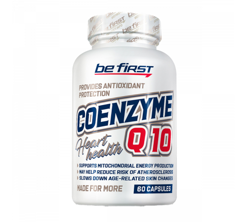 Коэнзим Q10, Coenzyme Q10, Be First, 60 капсул