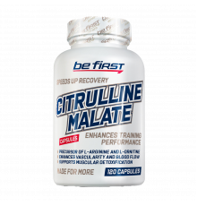Цитруллина малат, Citrulline Malate, Be First, 120 капсул