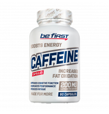 Кофеин в капсулах, Caffeine Capsules, Be First, 90 капсул