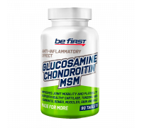 Глюкозамин + Хондроитин + МСМ, Glucosamine+Chondrotin+MSM, Be First, 90 таблеток