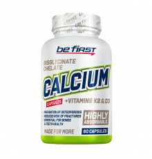 Кальций + K2 + D3, Calcium+K2+D3, Be First, 60 капсул