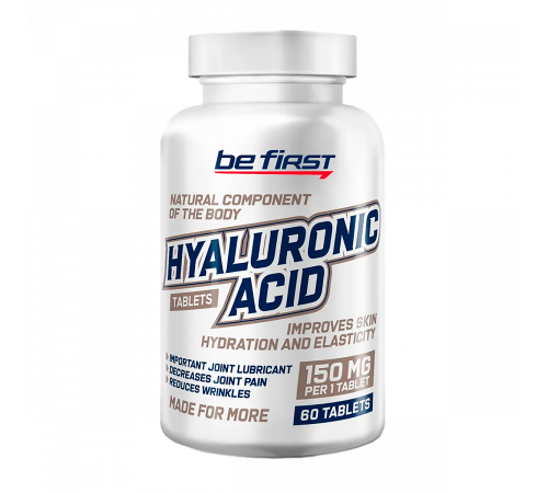 Гиалуроновая кислота, Hyaluronic acid, Be First, 60 таблеток