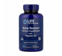 Восстановление костей с витамином К2, Bone Restore with Vitamin K2, Life Extension, 120 капсул