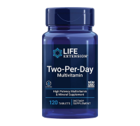 Мультивитамины для приема два раза в день, Two-Per-Day Multivitamin, Life Extension, 120 таблеток