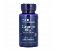 Экстракт куркумы, Curcumin Elite, Life Extension, 30 вегетарианских капсул