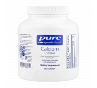 Кальция цитрат, Calcium citrate, Pure Encapsulations, 180 капсул