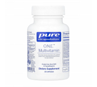 Мультивитамины ONE, O.N.E. Multivitamin, Pure Encapsulations, 30 капсул