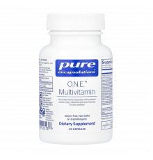 Мультивитамины ONE, O.N.E. Multivitamin, Pure Encapsulations, 30 капсул
