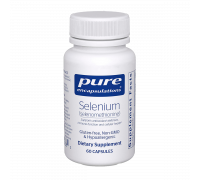 Селен, Selenium, Pure Encapsulations, 60 капсул