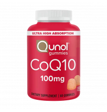 Коэнзим Q10, Coenzyme CoQ10, Qunol, 60 жевательных таблеток