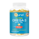 Омега-3, Omega-3 Softgels, Qunol, 120 капсул
