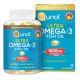 Омега-3, Omega-3 Mini Softgels, Qunol, 60 капсул