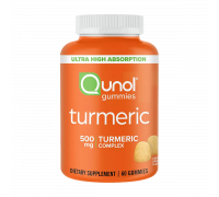 Куркума, Turmeric Curcumin, Qunol, 60 жевательных таблеток