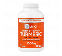 Куркумин, Turmeric Curcumin Complex, Qunol, 120 капсул
