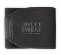 Термопояс на талию, Matte Series Waist Trimmer, Sweet Sweat, чёрный, размер M