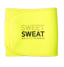 Термопояс на талию, Neon Yellow Waist Trimmer, Sweet Sweat, неоново-жёлтый, размер M