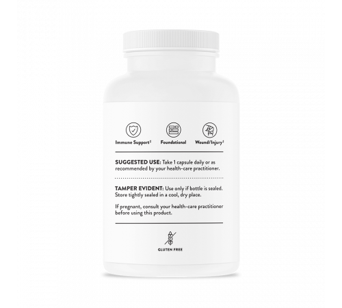 Аскорбиновая кислота, Ascorbic Acid, Thorne Research, 60 капсул