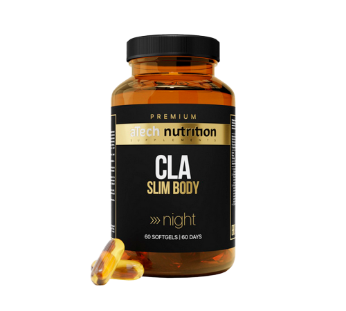 Конъюгированная линолевая кислота (КЛК), CLA Slim, aTech Nutrition Premium, 60 желатиновых капсул