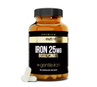 Железо, Iron, aTech Nutrition Premium, 60 капсул