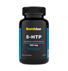 5-Гидрокситриптофан, 5-HTP, Bombbar, 60 капусл