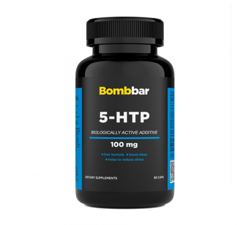 5-Гидрокситриптофан, 5-HTP, Bombbar, 60 капусл