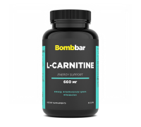 L-Карнитин, L-Carnitine 660 mg, Bombbar, 60 капсул