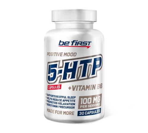 5-Гидрокситриптофан с витамином В6, 5-HTP + B6, Be First, 30 капсул