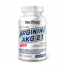 Аргинин альфа-кетоглутарат ААКГ, AAKG, Be First, 120 капсул