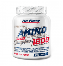 Незаменимые аминокислоты, Amino 1800, Be First, 210 таблеток
