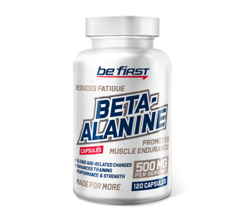 Бета-Аланин, Beta-Alanine, Be First, 120 капсул
