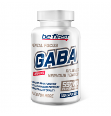 Гамма-аминомасляная кислота (ГАМК), GABA, Be First, 120 капсул