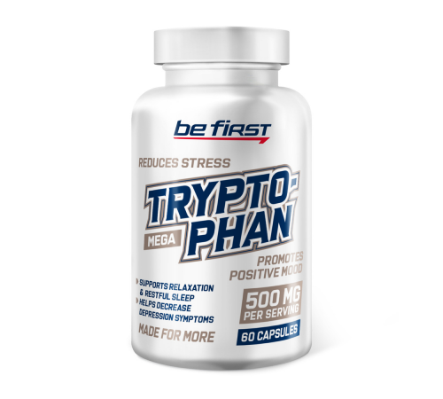 Триптофан, Tryptophan, Be First, 60 капсул