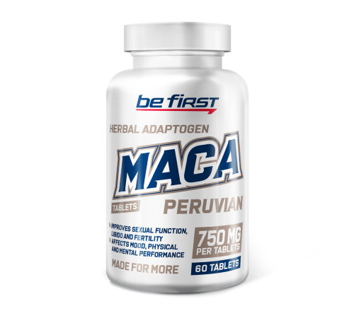 Мака перуанская, MACA Peruvian, Be First, 60 таблеток