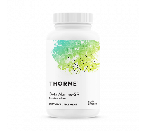 Бета-Аланин, Beta Alanine-SR, Thorne, 120 таблеток