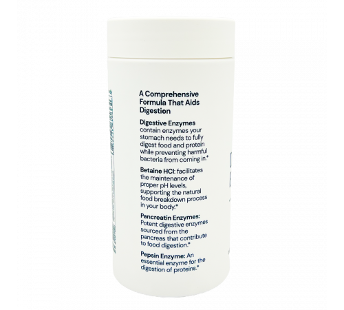 Комлекс ферментов с бетаином, панкреатином и пепсином, Digestive Enzymes, BodyHealth, 180 капсул