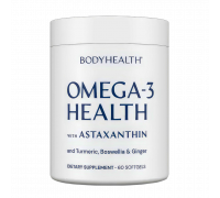 Омега-3, Omega 3 Health, BodyHealth, 60 капсул