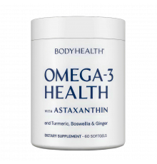 Омега-3, Omega 3 Health, BodyHealth, 60 гелевых капсул