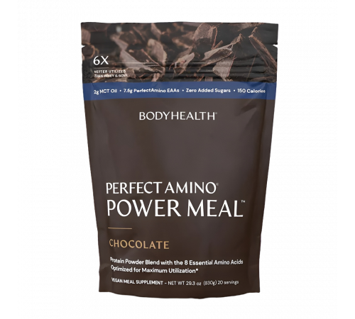 Энергетический коктейль со вкусом шоколада, Power Meal Chocolate, BodyHealth, 20 порций