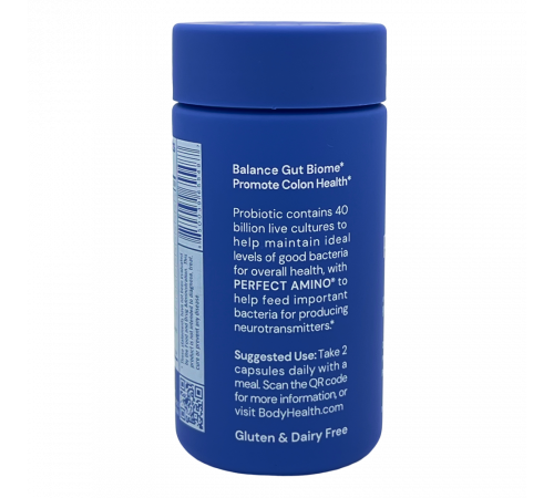 Пробиотик, Probiotic, BodyHealth, 60 капсул