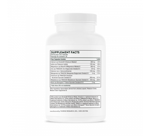 Минеральный комплекс, Biomins II, Thorne, 120 капсул