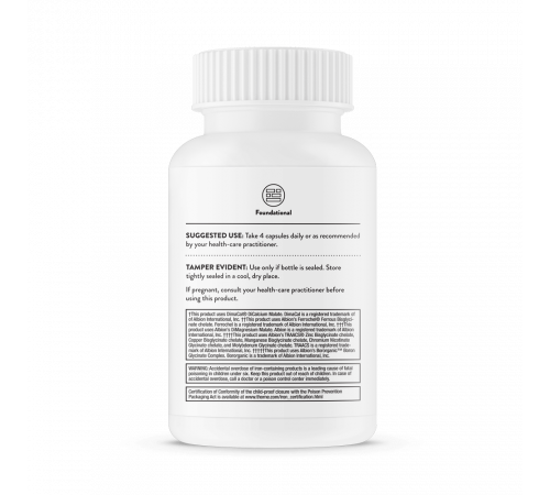 Минеральный комплекс с медью и железом, BioMins, Thorne, 120 капсул