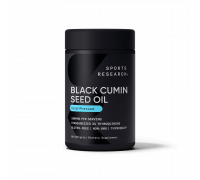 Масло семян черного тмина, Black Cumin Seed Oil, Sports Research, 60 капсул