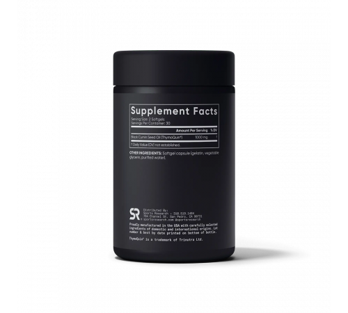 Масло семян черного тмина 1000 мг, Black Cumin Seed Oil 1000 mg, Sports Research, 60 капсул