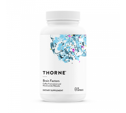 Добавка для поддержки мозга, Brain Factors, Thorne, 30 капсул