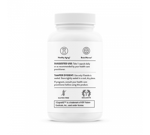 Добавка для поддержки мозга, Brain Factors, Thorne, 30 капсул