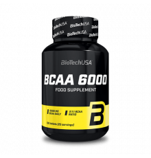 Аминокислотный комплекс, BCAA 6000, BioTechUSA, 100 таблеток