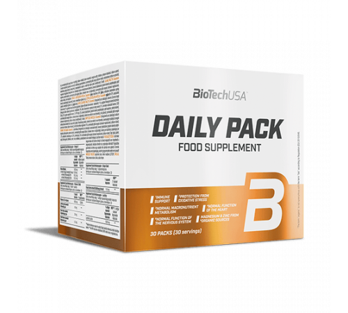 Ежедневный комплекс витаминов и минералов, Daily Pack, BioTechUSA, 30 упаковок