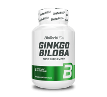 Гинкго билоба, Ginkgo Biloba, BioTechUSA, 90 таблеток
